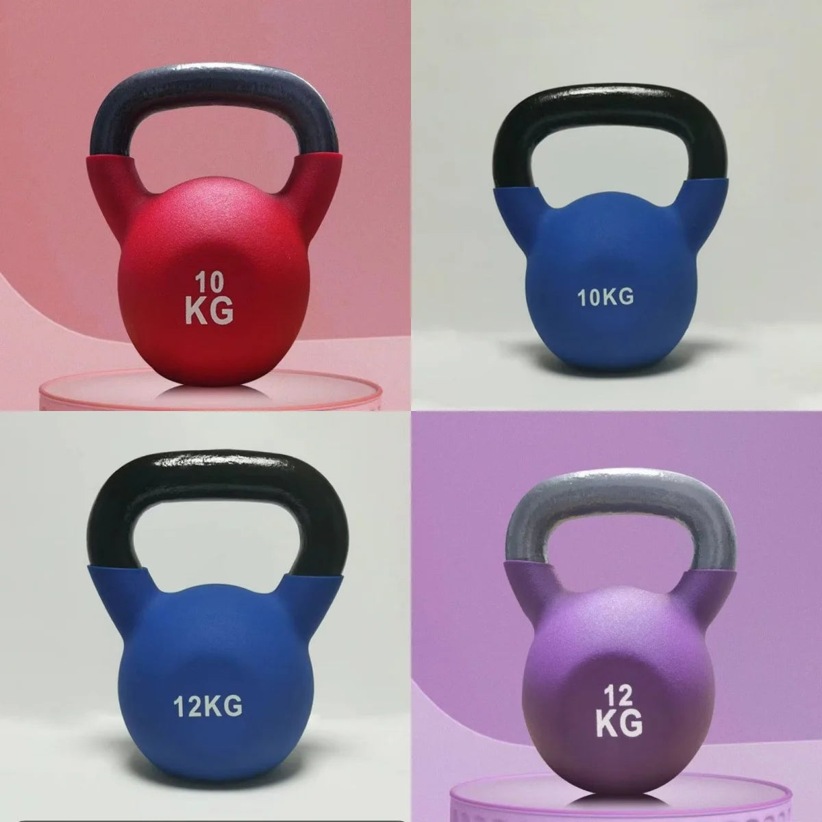 Adjustable Neoprene Kettlebell Competition Grade Coated Gym Home Fitness Weight Lifting Strength Training Equipment Men Women