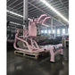 Pink Commercial Hack Squat Machine Plate Loaded 2-in-1 Leg Press Gym Equipment for Home & Studio Leg Strength Training