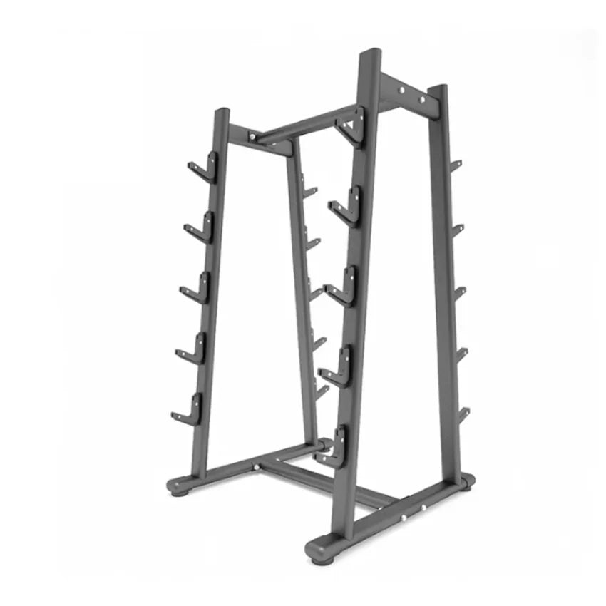 Heavy Duty Barbell Storage Rack, Barbell Bar Holder, Weight Bar Stand Organizer for Home Gym, Commercial Grade Steel Fitness Equ