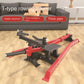 T-Bar Row Platform Landmine Attachment, Single Station Low & High Push Pull Trainer, Home Gym Full-Body Strength Training Equipm