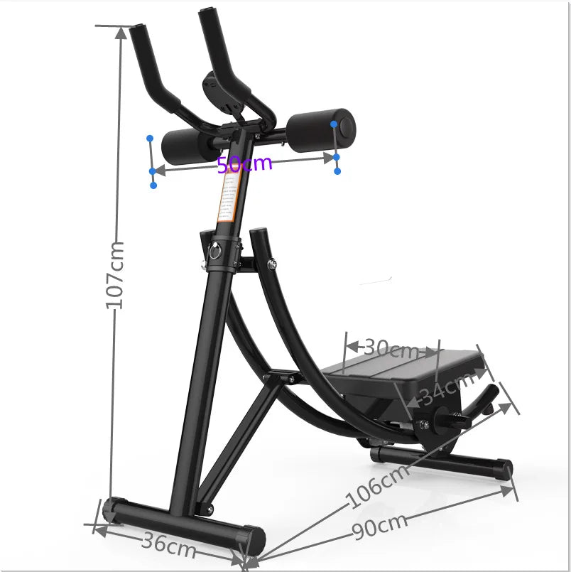 Abdominal Trainer Waist Shaping Machine, Portable Abdominal Crunch Workout Equipment, Home Gym Waist Belly Fitness Trai