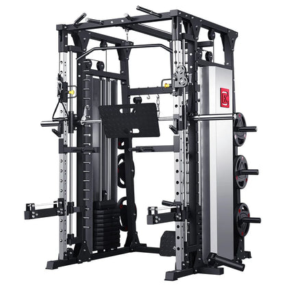 Smith Machine Power Rack Multifunctional Squat Rack Cable Crossover Integrated Comprehensive Home Gym Fitness Equipment