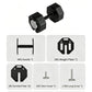 Adjustable Dumbbells, 5-in-1 Free Weight Dumbbell for Men & Women, Fast Adjusting Dumbbell for Home Gym Fitness