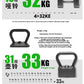 Home fitness equipment with adjustable and detachable quadrilateral dumbbell plates, made of pure steel.