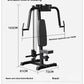 Heavy Duty Pec Deck & Rear Delt Fly Machine, Adjustable Weight Stack Chest and Back Trainer for Home & Commercial Gym