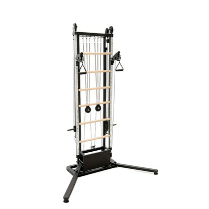 Pilates Wall Unit Tower with Resistance Springs, Ladder Barrel Trainer, Home Gym Fitness Equipment for Yoga Studio