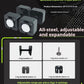 Home fitness equipment with adjustable and detachable quadrilateral dumbbell plates, made of pure steel.