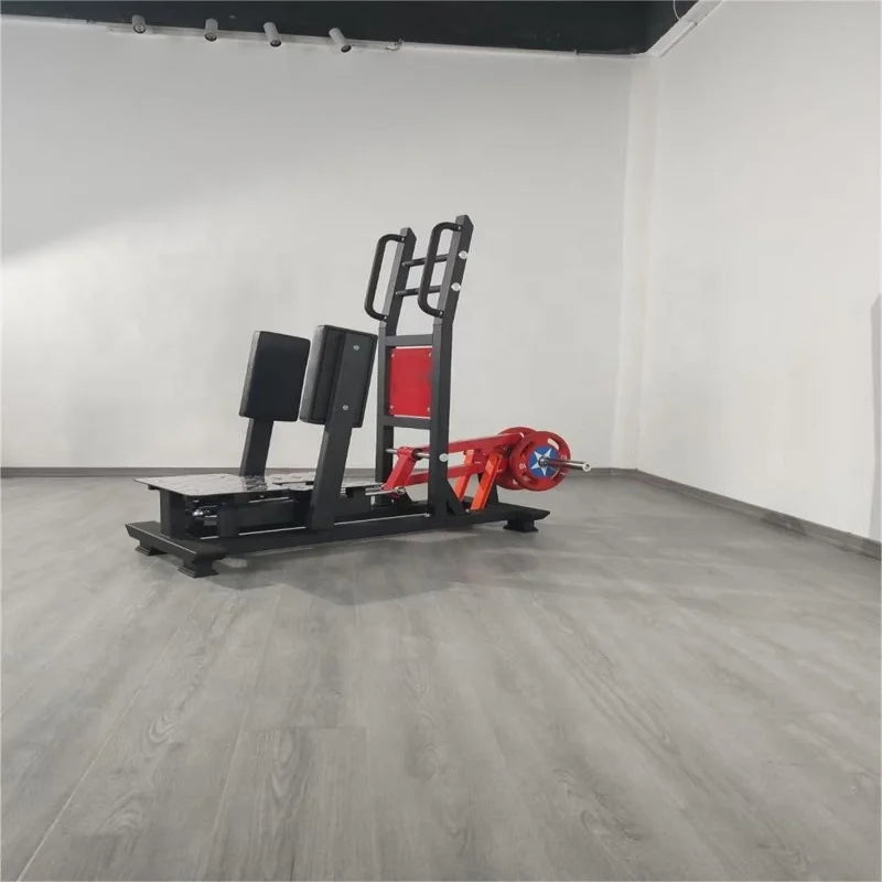 Hip Thrust Machine, Heavy Duty Glute Trainer with Weight Plate Loading, for Home Gym & Commercial Studio