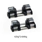 Adjustable Dumbbells Pair with 1kg Increments