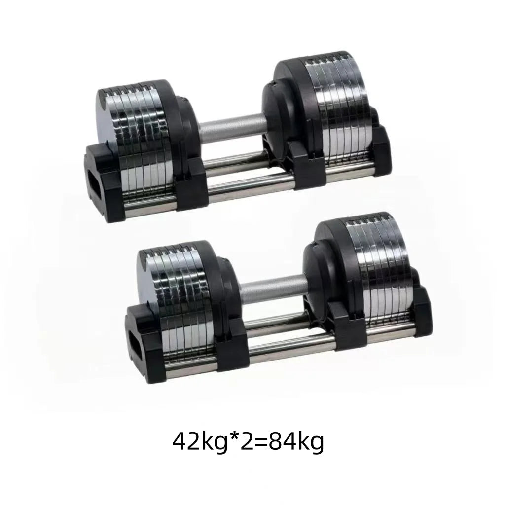 Adjustable Dumbbells Pair with 1kg Increments