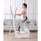Home Use Elliptical Machine with LCD Monitor, Compact Magnetic Cross Trainer for Cardio Fitness Training
