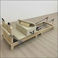 Wood Foldable Pilates Reformer Bed Home Studio Yoga Core Training Full Body Shaping Fitness Machine