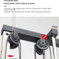 Wall Mounted Cable Pulley Machine Home Gym Lat Pulldown Low Row Arm Strength Training System