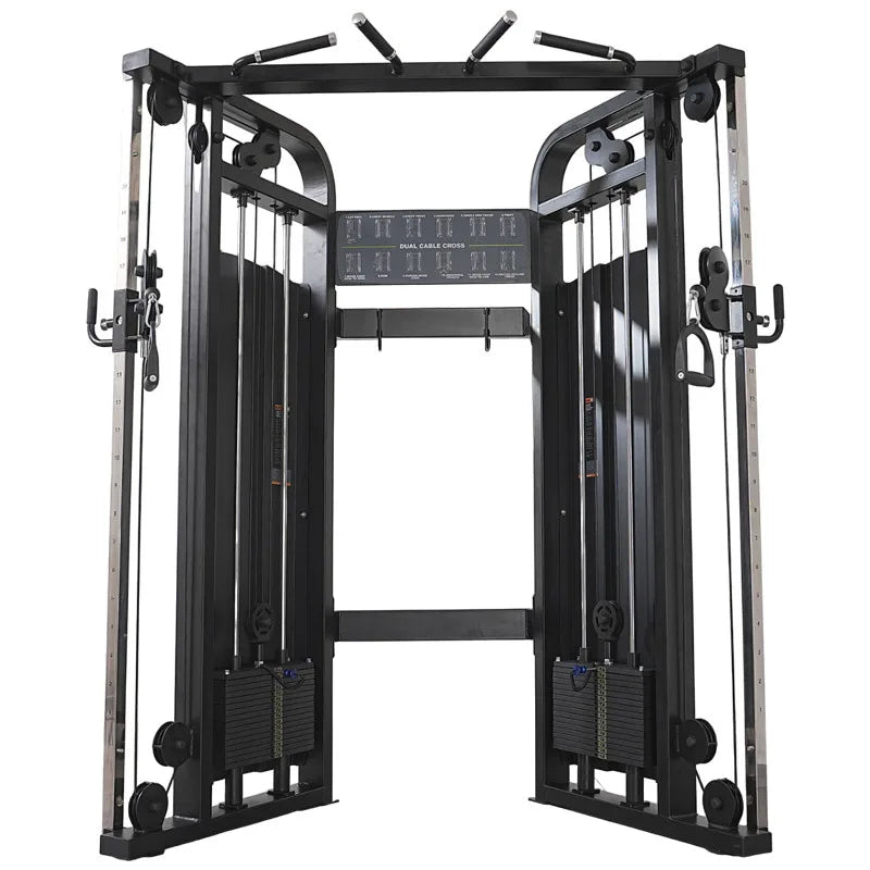 Commercial Dual Cable Crossover Machine Functional Trainer Home Gym Fitness Equipment For Full Body Workout