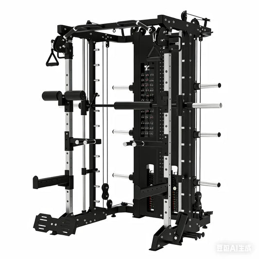 Multifunctional Smith Machine Cable Crossover Trainer Commercial All-in-One Gym Equipment Full Body Strength Training Fitness Ma