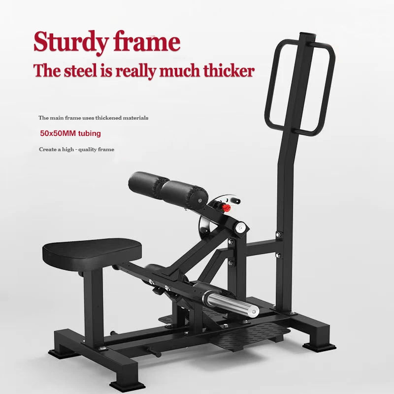 Commercial Grade Seated Leg Curl Machine, Adjustable Leg Extension & Hamstring Trainer for Home Gym Strength Training
