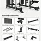 Pin Loaded Smith Machine Multi Function Squat Rack Commercial Home Gym Strength Training Equipment with Cable System & Pec Fly