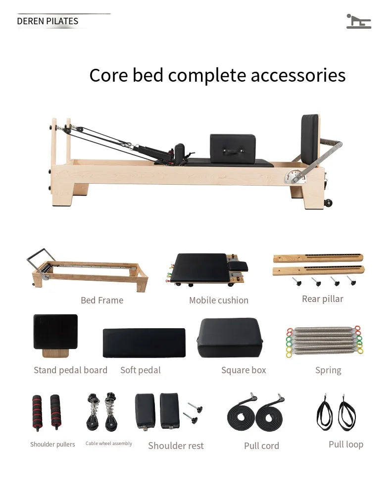 Pilates Reformer Machine Yoga body Sculpting Training Equipment Ladder Barrel Cadillac Reformers