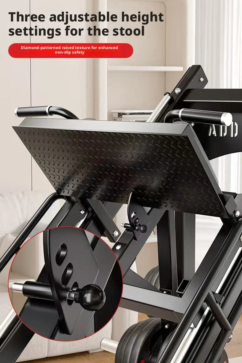 45-Grad-Schrägbeinpresse für den Heim- und Gewerbebereich – Kniebeugenmaschine – Fitnessgerät für das Krafttraining der Beinmuskulatur