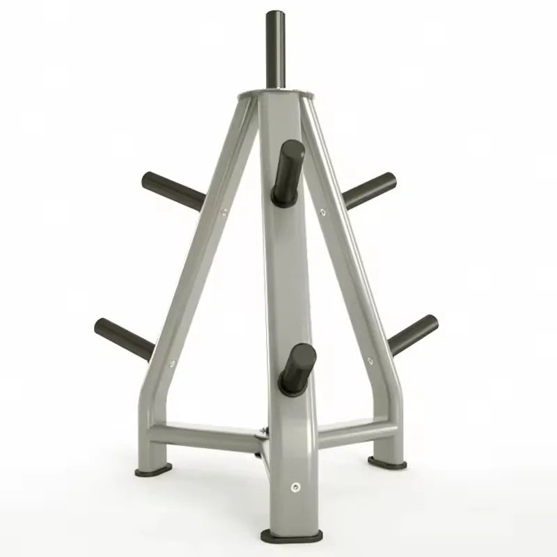 Commercial Weight Plate Tree Rack, Barbell Plate Storage Holder for Home Gym, Heavy Duty Steel Organizer for Fitness Equipment