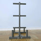 Weight Plate & Barbell Storage Rack, Multi-Function Gym Organizer Stand with Bar Holders and Plate Pegs, Heavy Duty Stee