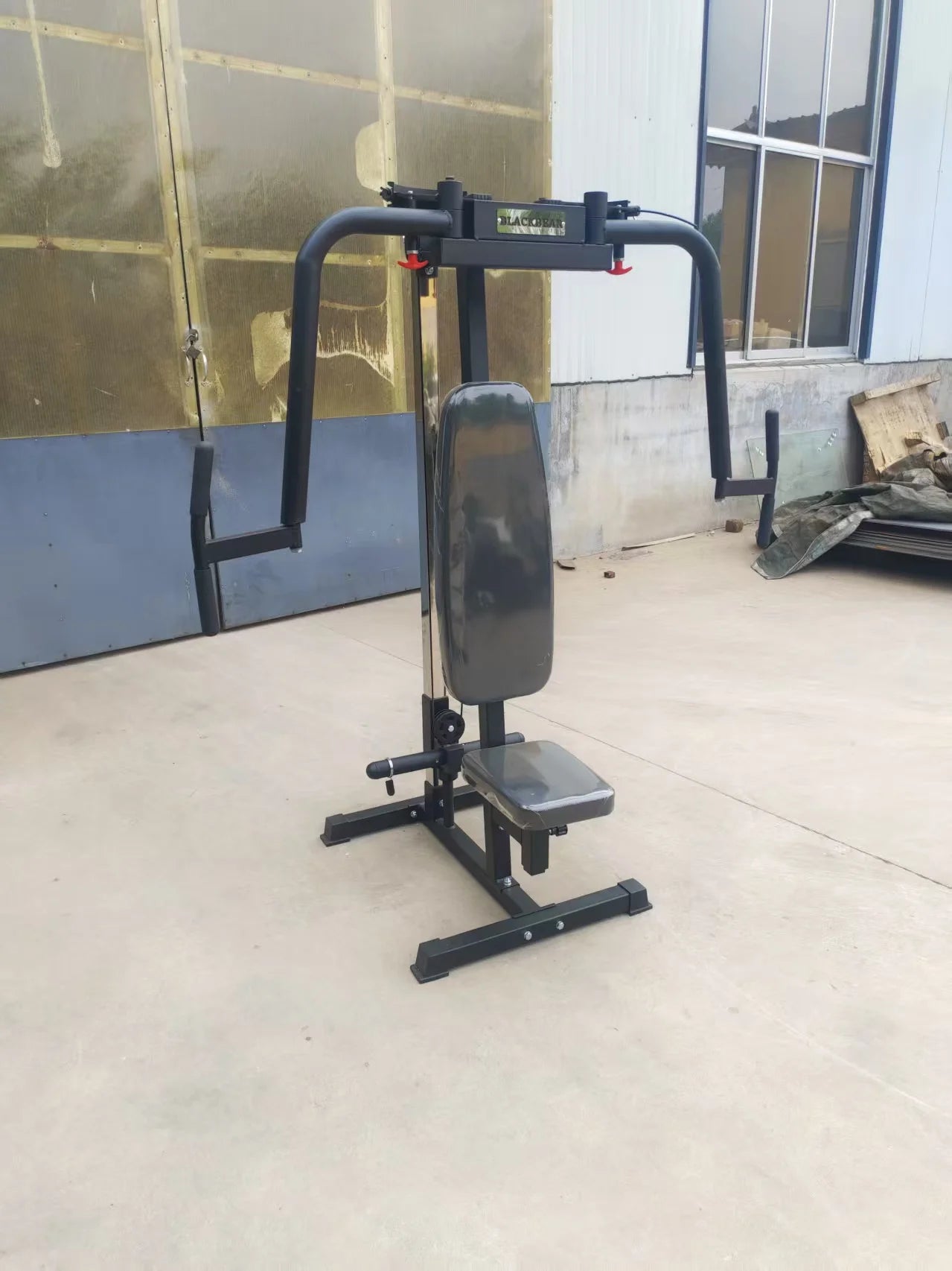 Heavy Duty Pec Deck & Rear Delt Fly Machine, Adjustable Weight Stack Chest and Back Trainer for Home & Commercial Gym