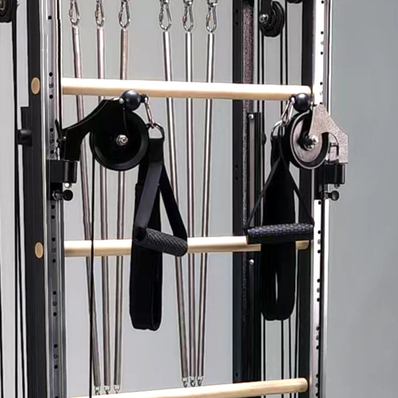 Pilates Wall Unit Tower with Resistance Springs, Ladder Barrel Trainer, Home Gym Fitness Equipment for Yoga Studio