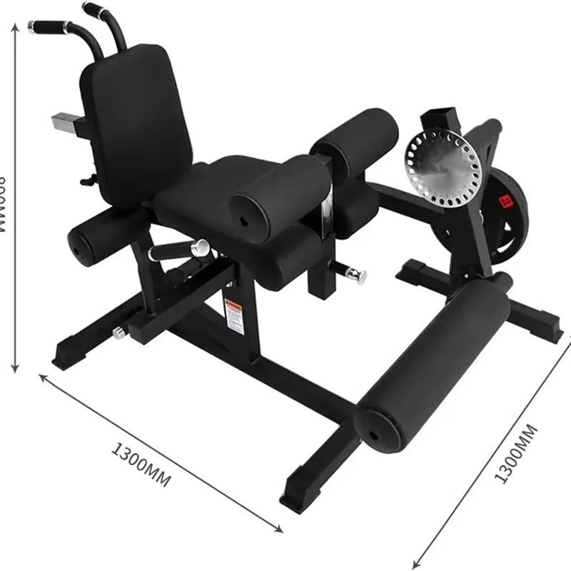 Adjustable Leg Extension and Curl Machine for Home Gym, Seated Leg Workout Equipment, Thigh and Hamstring Training Bench