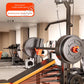 10-in-1 Multifunctional Home Gym Weight Bench Set with Squat Rack Lat Pulldown Preacher Curl Bench Press Station