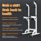 Multifunctional Free Standing Pull Up Bar Station, Space-Saving Power Tower for Home Gym, for Adults & Kids Strength Training
