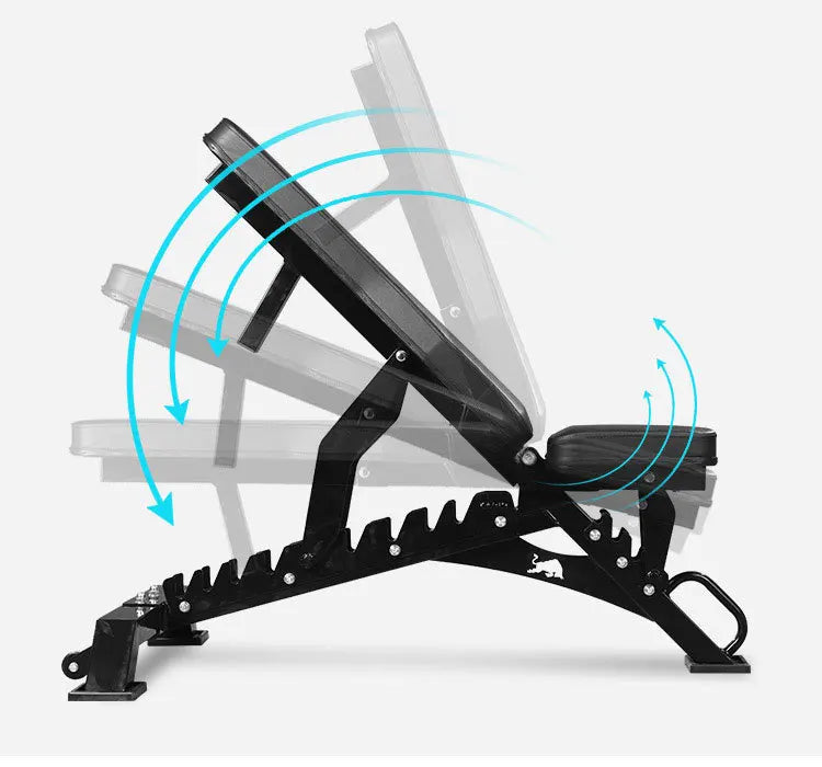 Heavy Duty Adjustable Weight Bench Multifunctional Incline Decline Dumbbell Press Sit Up Fitness Equipment for Home Gym