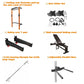 Foldable Wall Mounted Squat Rack with Pull Up Bar, Adjustable Steel Home Gym Power Rack Space Saving Weight Lifting Station