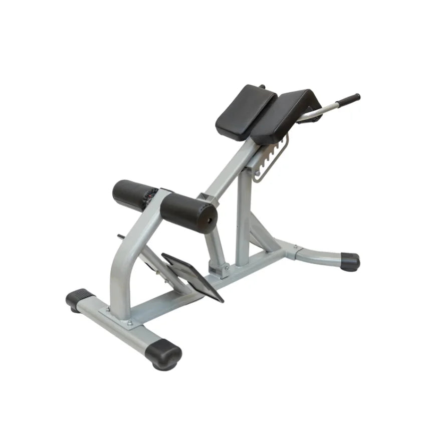 Adjustable Roman Chair Hyperextension Bench, Back Extension Machine for Glutes, Hamstring & Core Training, Home Gym Fitness Equi