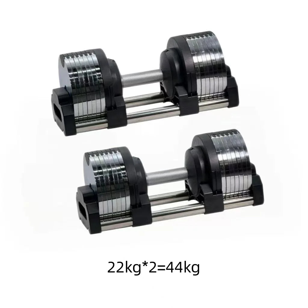 Adjustable Dumbbells Pair with 1kg Increments