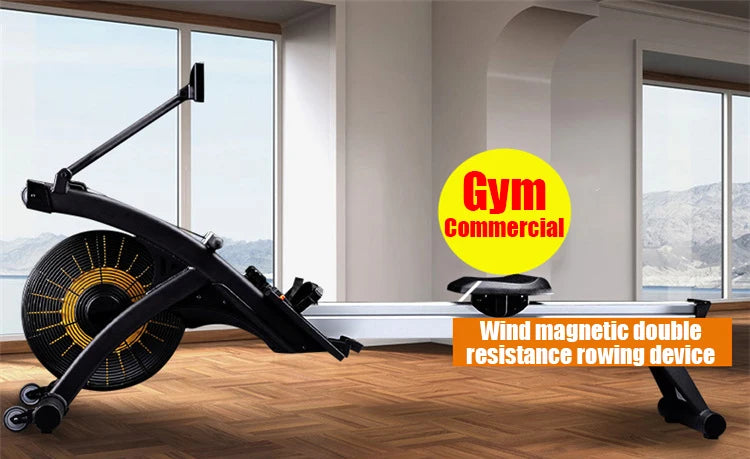 Chain Air Rower Machine Commercial Rowing Machine Professional Gym Fitness Equipment Indoor Cardio Training Equipment