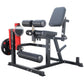 Leg Extension & Curl Machine, Plate Loaded 2-in-1 Leg Exercise Machine, Home Gym Quad & Hamstring Workout Equipment