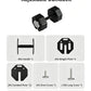 Adjustable Dumbbells, 5-in-1 Free Weight Dumbbell for Men & Women, Fast Adjusting Dumbbell for Home Gym Fitness