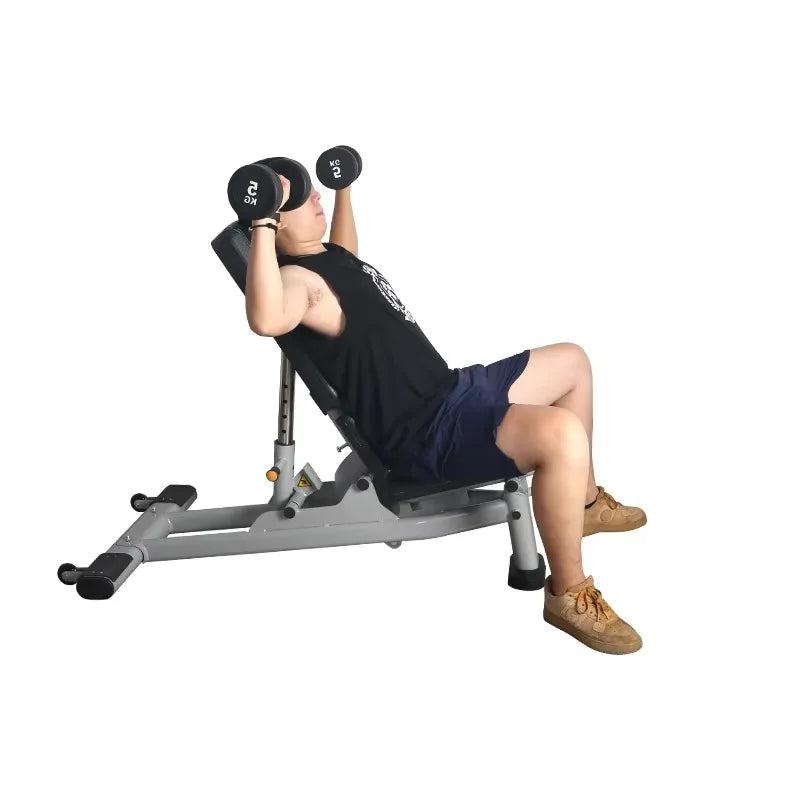 Commercial Adjustable Weight Bench Professional Heavy Duty Dumbbell Bench Home Gym Workout Bench
