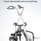 Plate Loaded Lat Pulldown Machine, Cross Pull Back Scissors High Pull Trainer Gym Strength Fitness Equipment