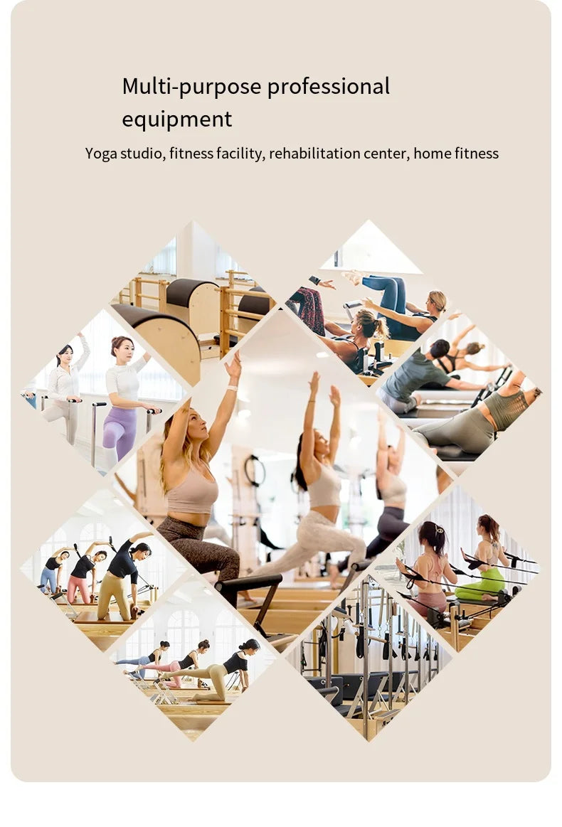 Pilates Reformer Machine Yoga body Sculpting Training Equipment Ladder Barrel Cadillac Reformers