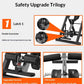 Inversion Table with Adjustable Headrest Back Stretcher Home Gym Fitness Equipment