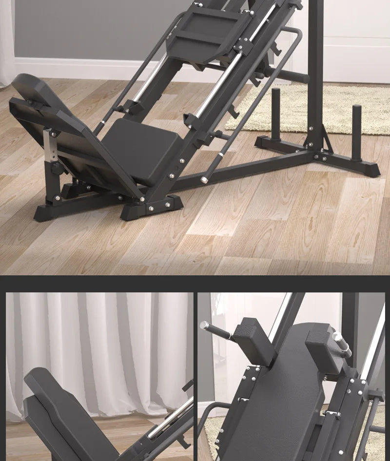 Commercial Leg Press & Hack Squat Machine Heavy Duty Leg Training Equipment for Gym and Home Use