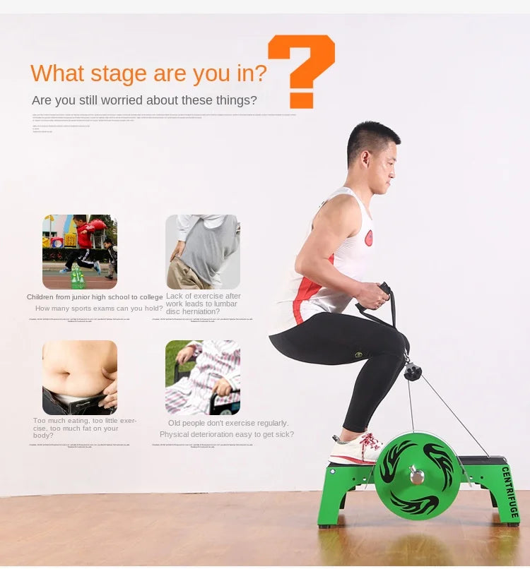 Flywheel Resistance Trainer Eccentric Pull Exerciser Overload Flywheel Resistance Training Device Home Outdoor Fitness Equipment