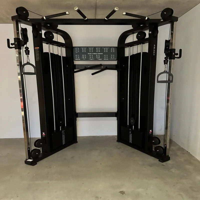 Commercial Dual Cable Crossover Machine Functional Trainer Home Gym Fitness Equipment For Full Body Workout