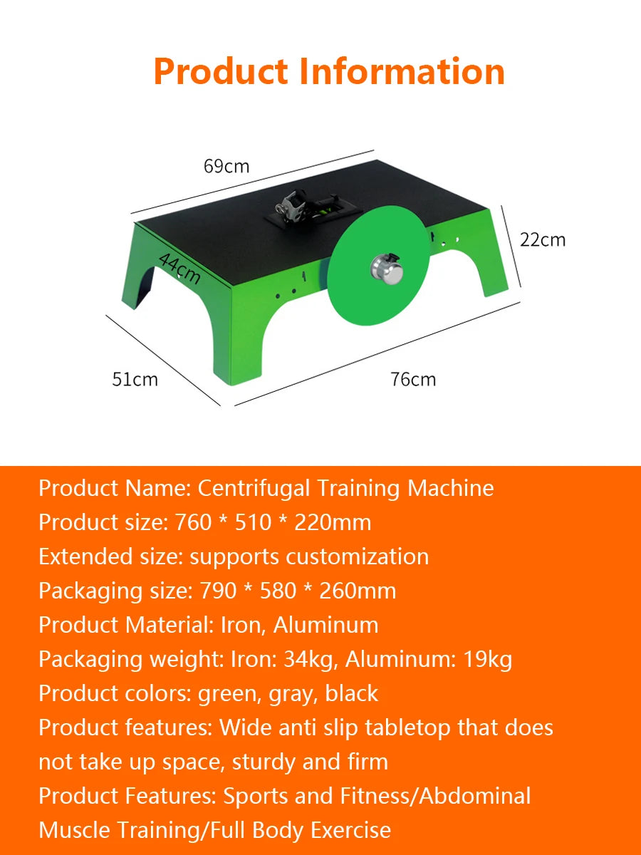 Centrifugal Training Machine Home Gym Resistance Trainer Speed Strength Workout Equipment for Athletes Training Use