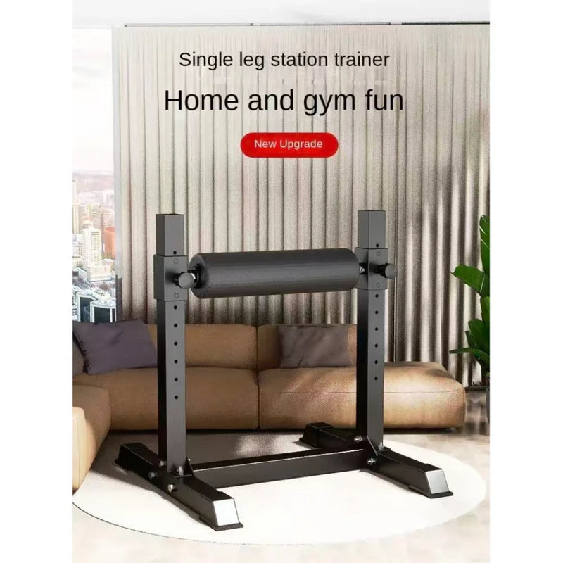 Adjustable Nordic Hamstring Curl Stand, Heavy Duty Home Gym Glute & Hamstring Trainer for Nordic Curls, Sit-Ups & Core Workouts