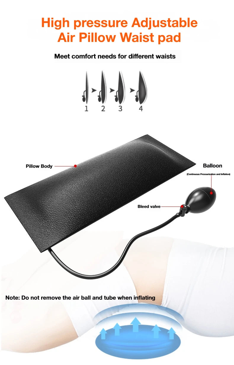 Inversion Table with Adjustable Headrest Back Stretcher Home Gym Fitness Equipment