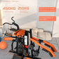 Heavy Duty 3 Station Functional Trainer Power Rack Cable Crossover Squat Rack Gym Machine