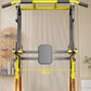 Foldable Free Standing Pull Up Bar Station, Multi-Function Home Gym Dip Station, Adjustable Height Chin Up Bar for Adults Kids