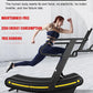 Non-Motorized Curved Treadmill Commercial Grade Manual Air Runner for Gym Fitness, Self-Powered Curved Treadmill for HIIT Workou